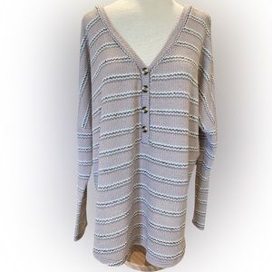 Super Soft Striped Bohme Casual Tunic